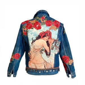 Embellished Denim Jeans Jacket